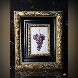 Victorian-Inspired Blackburn Matted Framed Fruit Print 4x6